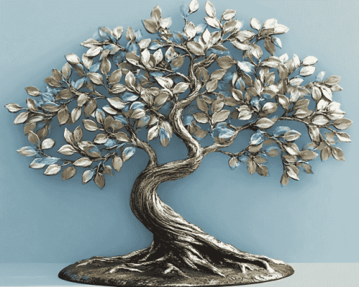 Metal Tree Nature Diamond Painting