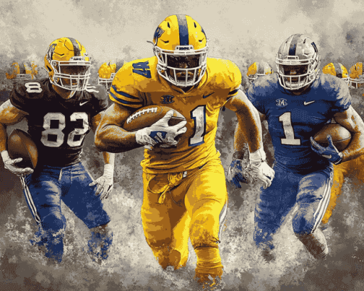 Michigan Football Stars Diamond Painting