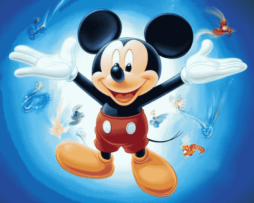 Mickey Mouse Fantasy Animation Diamond Painting