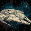 Millennium Falcon Star Wars Diamond Painting