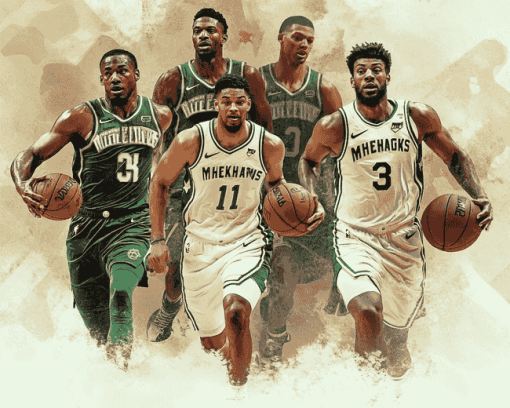 Milwaukee Bucks Basketball Diamond Painting