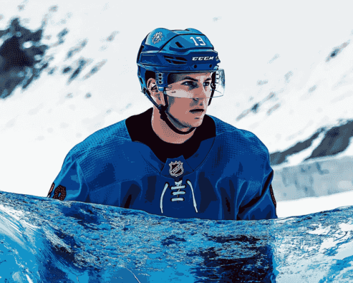 Mitch Mamer Ice Hockey Star Diamond Painting