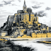 Mont Saint Michel Castle Diamond Painting