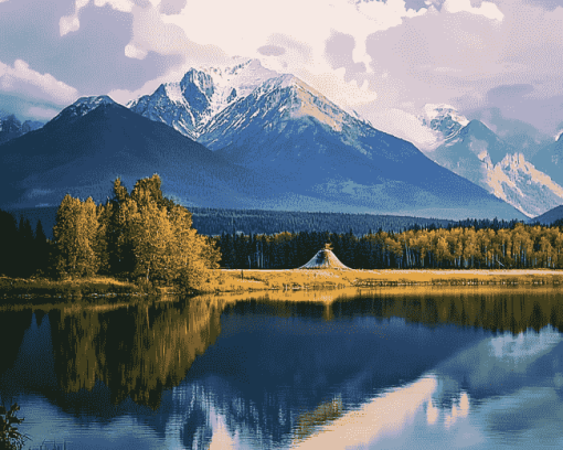 Montana Landscape Diamond Painting