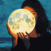 Moonlit Woman Diamond Painting