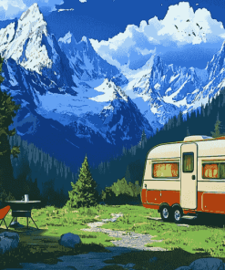 Motor Home Adventure Diamond Painting