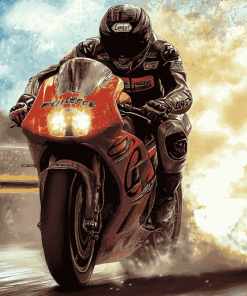 Motorcycle Racing Enthusiast Diamond Painting