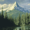 Mount Washington Forest Scene Diamond Painting