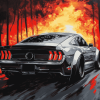 Mustang Eleanor Engine Diamond Painting