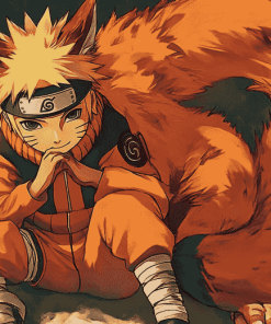 Naruto Kurama Anime Diamond Painting