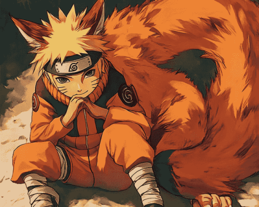 Naruto Kurama Anime Diamond Painting