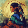 Native American Women Diamond Painting