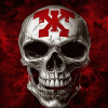 Nebraska Huskers Blackshirts Skull Diamond Painting