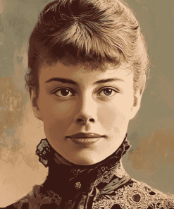 Nellie Bly Inspiring Pioneer Diamond Painting