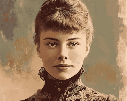 Nellie Bly Inspiring Pioneer Diamond Painting