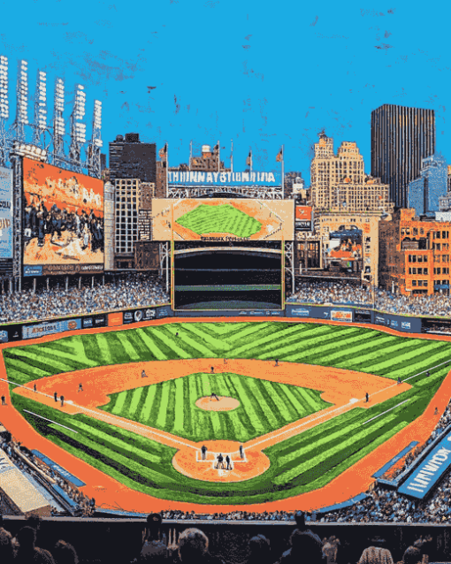 New York Yankee Stadium Diamond Painting