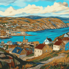 Newfoundland Landscapes Mountains Diamond Painting