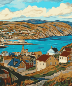 Newfoundland Landscapes Mountains Diamond Painting