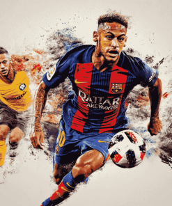 Neymar Football Icon Diamond Painting