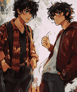 Nico Di Angelo Anime Diamond Painting