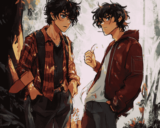 Nico Di Angelo Anime Diamond Painting