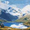 Norwegian Mountain Landscapes Diamond Painting