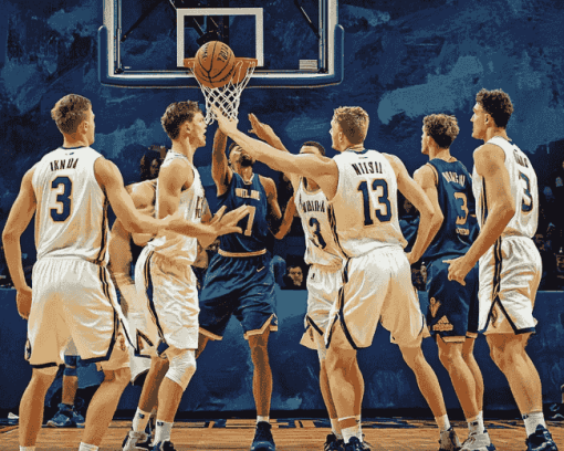 Notre Dame Basketball All-Stars Diamond Painting