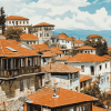 Ohrid City Buildings Diamond Painting