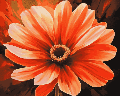 Orange Blossom Diamond Painting