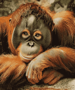 Orangutans Jungle Diamond Painting