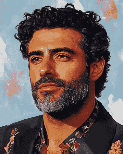 Oscar Isaac Celebrity Art Diamond Painting