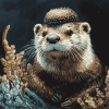 Otter Mustelinae Diamond Painting