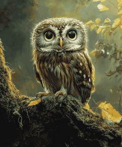 Owl Night Birds Diamond Painting