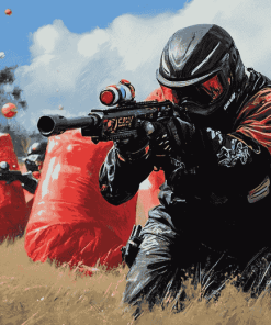 Paintball Game Diamond Painting