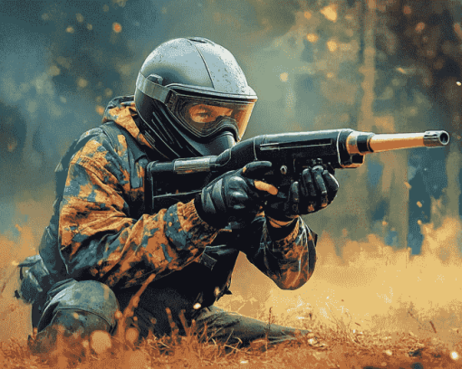 Paintball Sports Adventure Diamond Painting