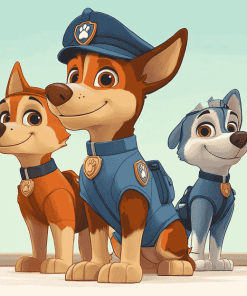 Patrol Paw Puppies Diamond Painting