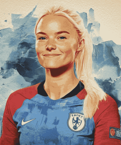 Pernille Harder Football Diamond Painting