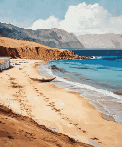 Peru Beach Scene Diamond Painting