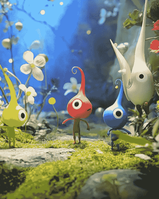 Pikmin Video Game Characters Diamond Painting