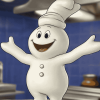 Pillsbury Doughboy Cartoon Diamond Painting