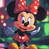 Pink Minnie Mouse Diamond Painting