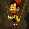 Pinocchio Animation Diamond Painting