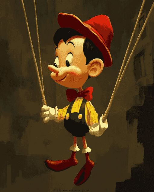 Pinocchio Animation Diamond Painting