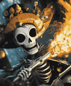 Pirate Skeleton Art Diamond Painting