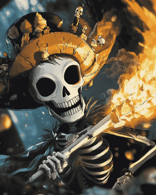 Pirate Skeleton Art Diamond Painting