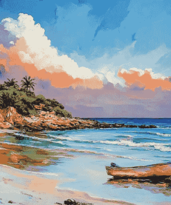 Playa Punta Mita Beach View Diamond Painting