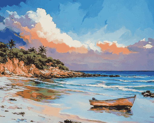 Playa Punta Mita Beach View Diamond Painting