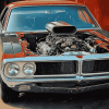 Plymouth Roadrunner Car Diamond Painting