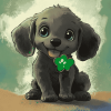 Puppy In My Pocket Cartoon Diamond Painting