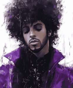 Purple Rain Movie Diamond Painting